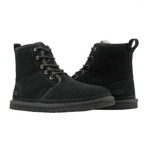 NIB UGG Harkley Chukka Black Suede Boot Size M/ 5 W/ 6.5/7